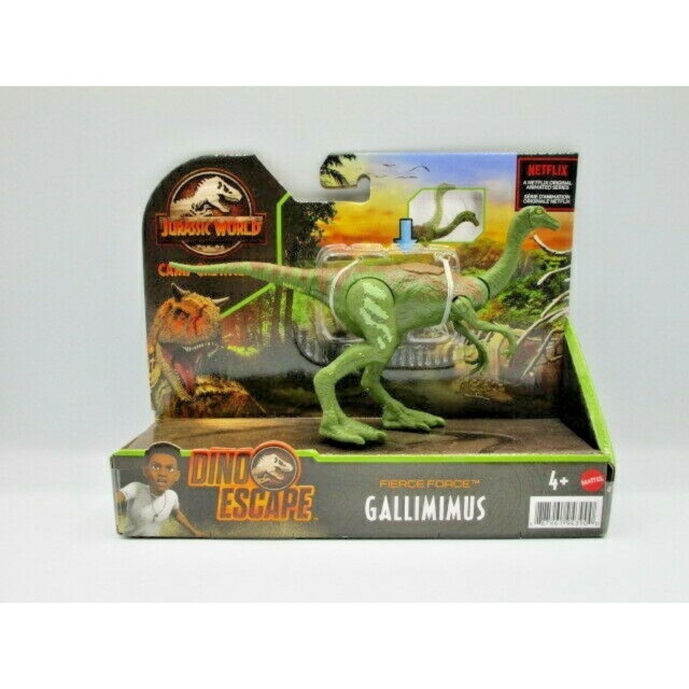 Jurassic World Gallimimus Figure Camp Cretaceous DIno Escape Fierce Force Mattel
